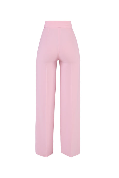 High Waist Wide Cut Trousers